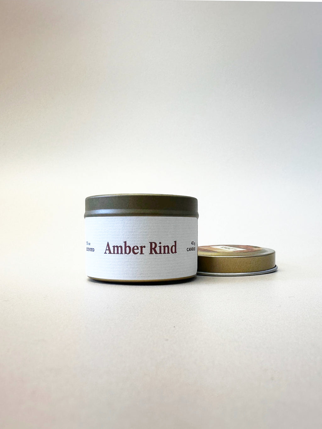 Amber Rind Candlette